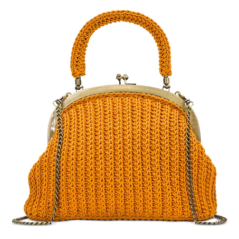 Patricia Nash Vibrant Orange Willow Bag